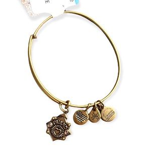 Alex and Ani Friends Gold Bracelet